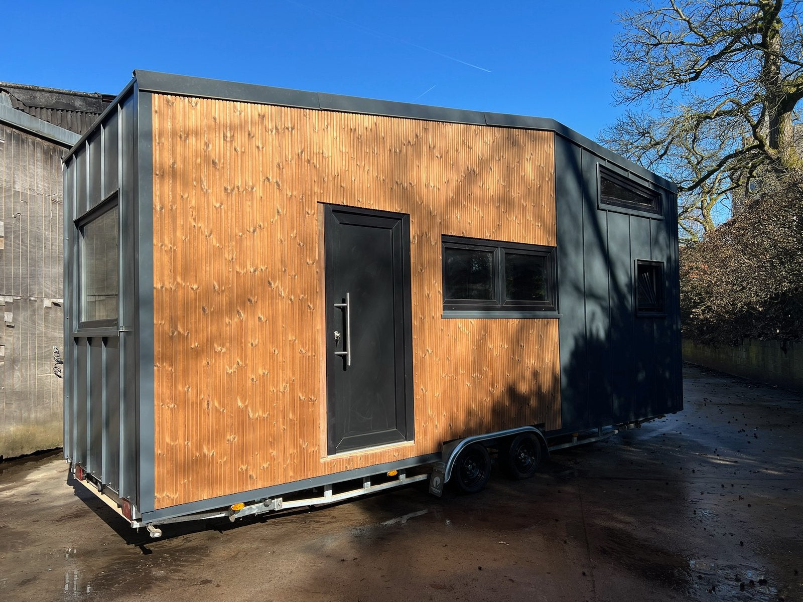 Tiny house te koop, Caravans en Kamperen, Particulier, Douche
