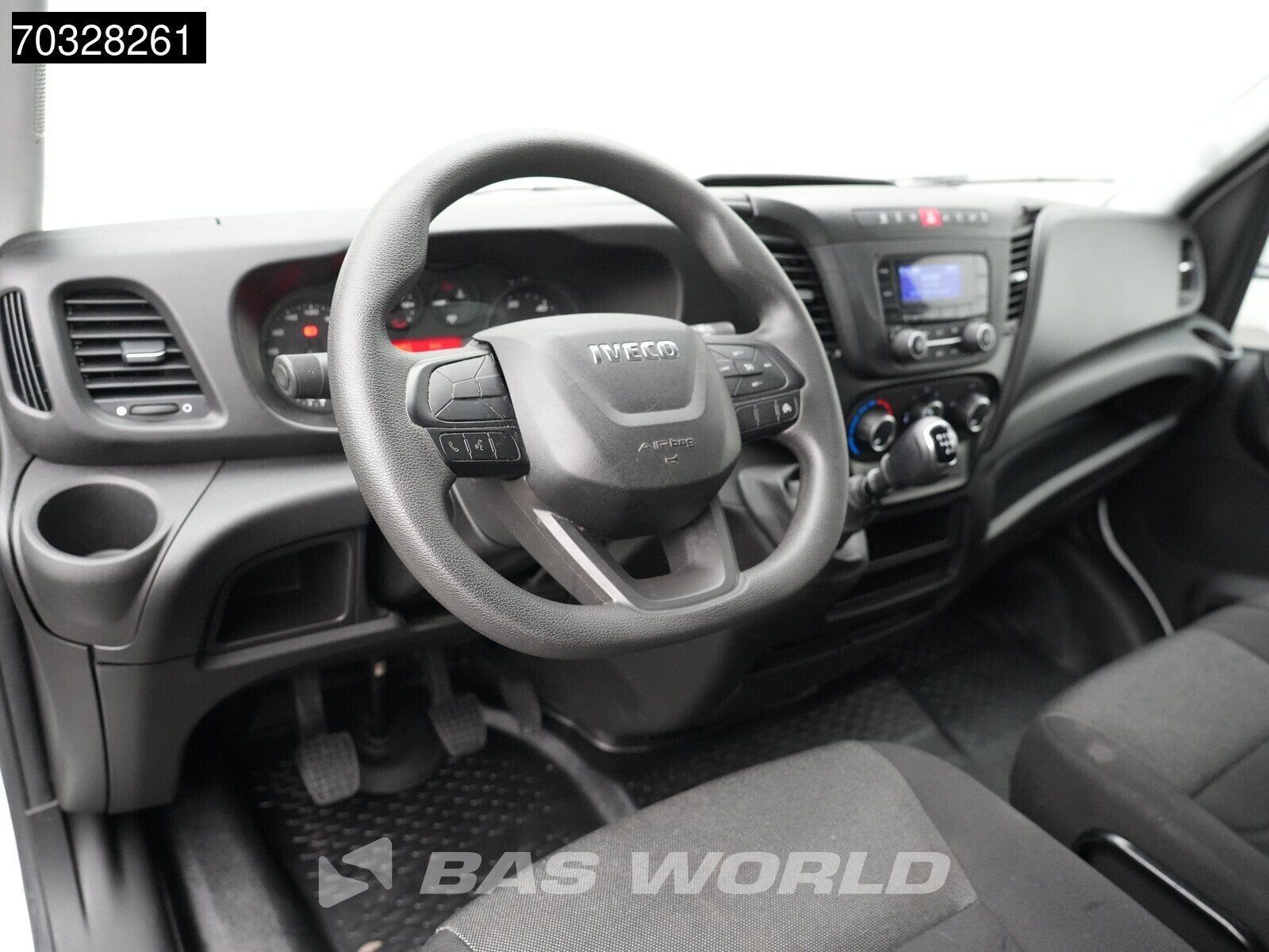 Iveco Daily 35C16 3.0L Laadklep Dubbellucht Bakwagen Airco C, Stof, Gebruikt, Euro 6, 4 cilinders