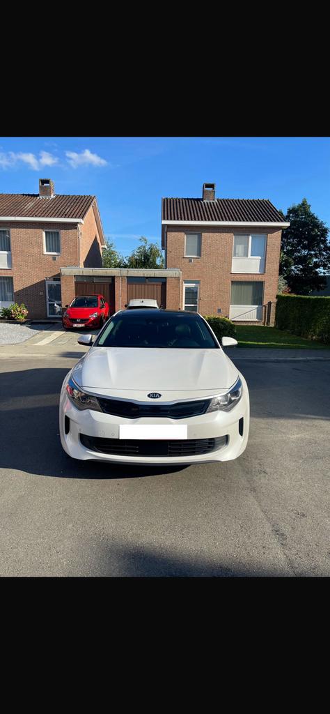 Kia optima elektrische hybride benzine bj-2018, Auto's, Automaat, Optima, Beige, Leder