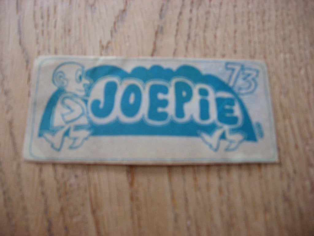 Joepie 73 Vintage Sticker, Ophalen of Verzenden, Nieuw, Overige typen