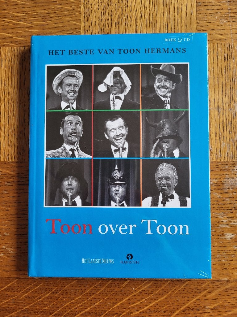 Boek en CD Toon Hermans "Toon over Toon", Cd's en Dvd's, Ophalen of Verzenden, Nieuw in verpakking