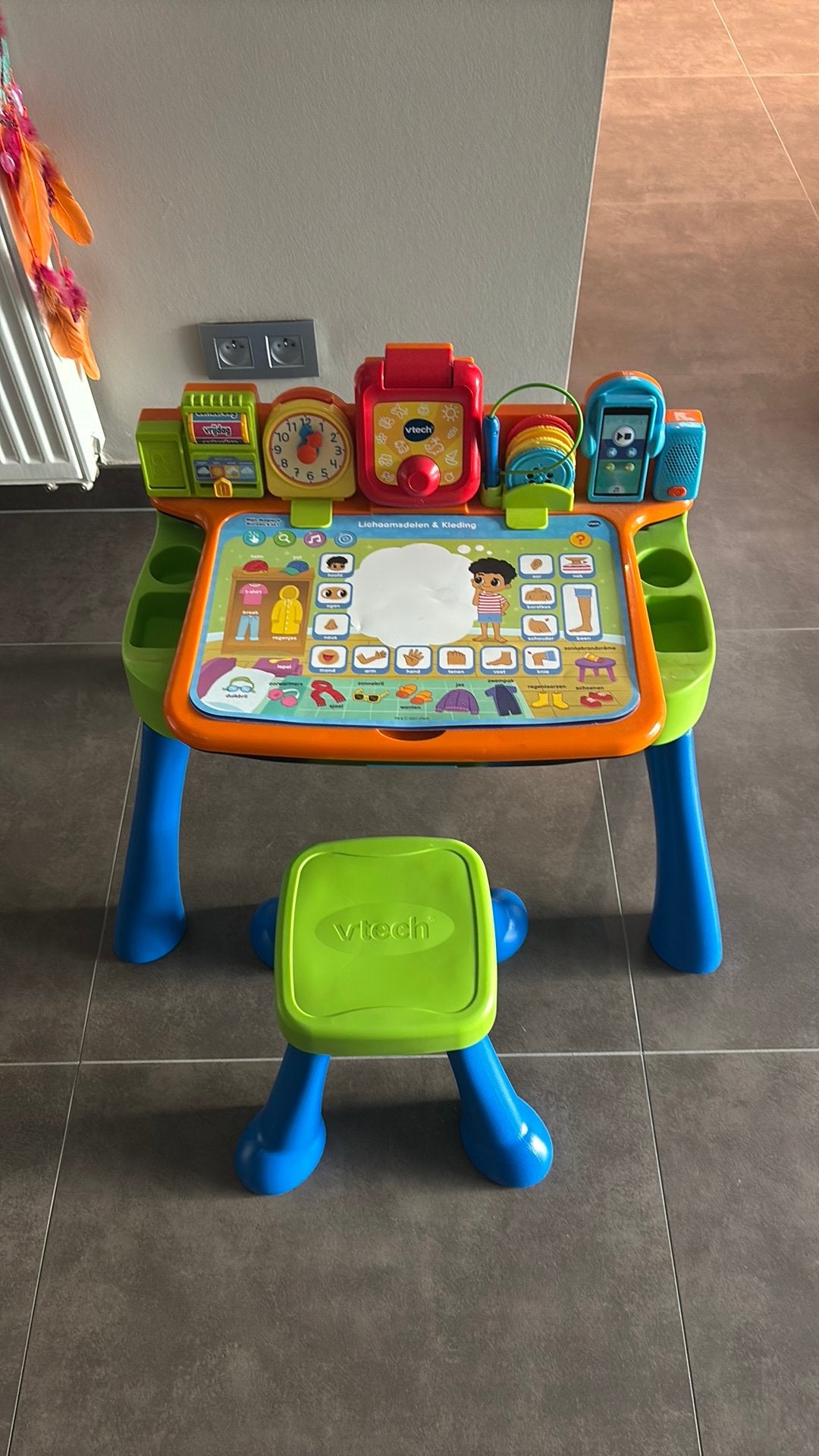 V-tech tafel, Kinderen en Baby's, Ophalen, Zo goed als nieuw