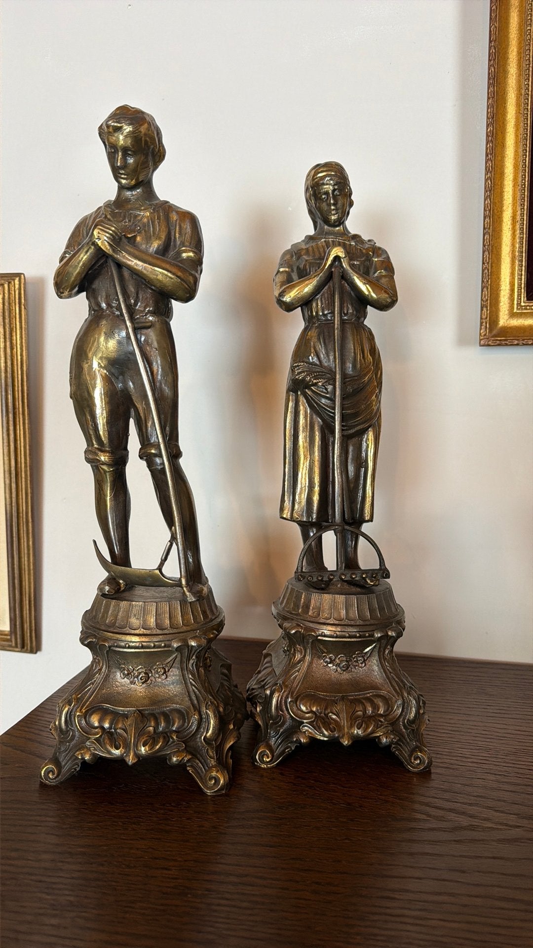 Koperen beelden, Antiek en Kunst, Ophalen
