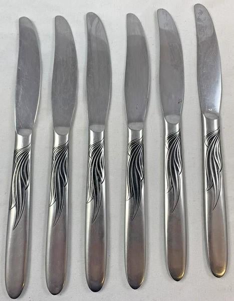 Ensemble de couteaux Gero Zilmeta 520 Tango Flame, 6 pièces,, Maison & Meubles, Cuisine | Couverts, Comme neuf, Ensemble de couverts