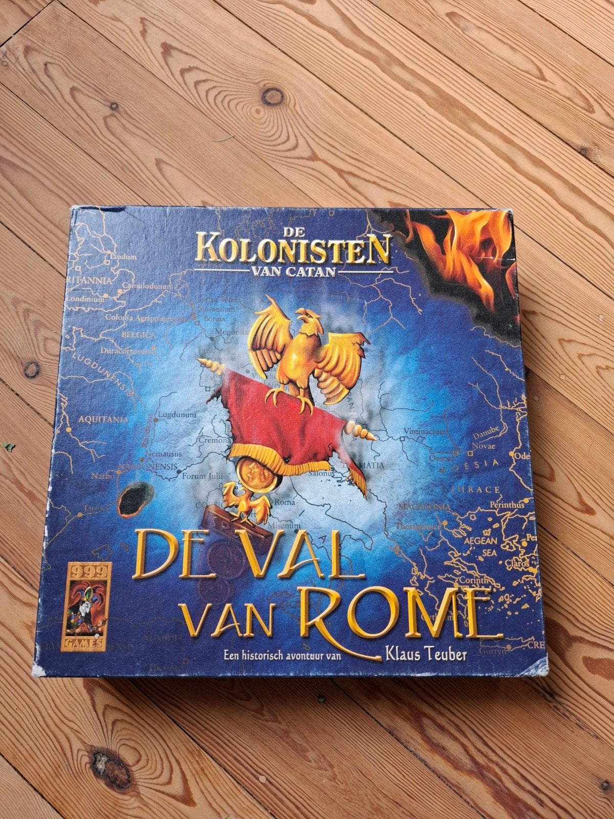 Catan - De val van Rome, Hobby en Vrije tijd, Gezelschapsspellen | Bordspellen, Gebruikt, Drie of vier spelers, Ophalen of Verzenden