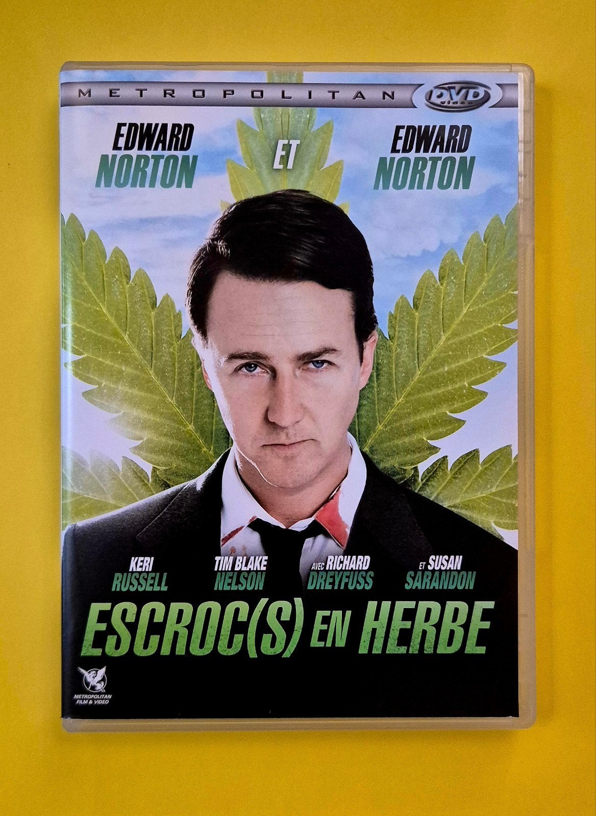 DVD 📀 Escrocs en herbe - Edward Norton V2, CD & DVD, Enlèvement ou Envoi, Autres genres, Français, Anglais