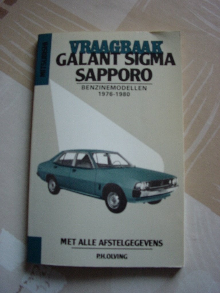 Vraagbaak Mitsubishi, Galant, Sigma, Sapporo, Ophalen of Verzenden