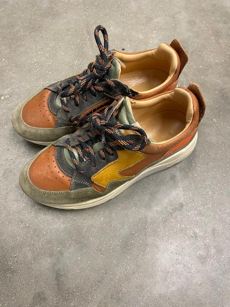 Sneakers en cuir cognac de la marque OCRA taille 34, Garçon, Ocra, Enlèvement ou Envoi, Comme neuf