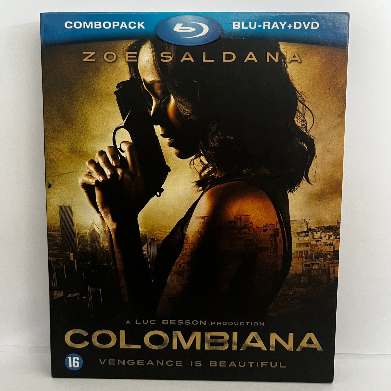 Ensemble Blu-ray et DVD Colombiana (2011), CD & DVD, Enlèvement ou Envoi, Comme neuf, Action
