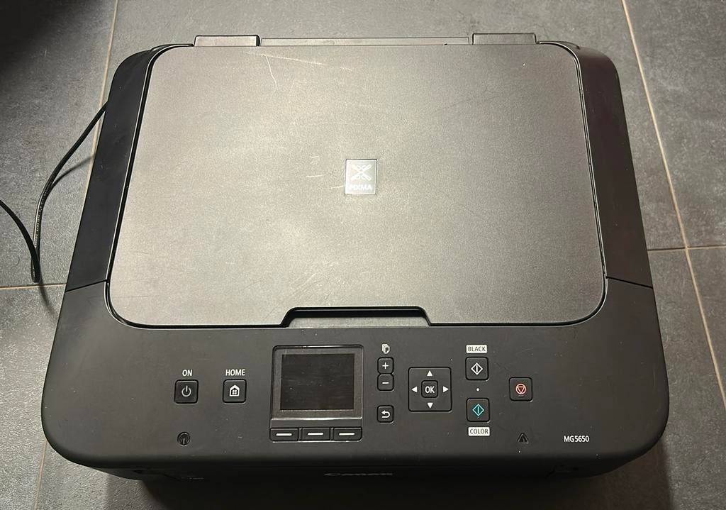 Canon Pixma MG5650 - voor onderdelen / te herstellen, Printer, Inkjetprinter, Ingebouwde Wi-Fi, Niet werkend