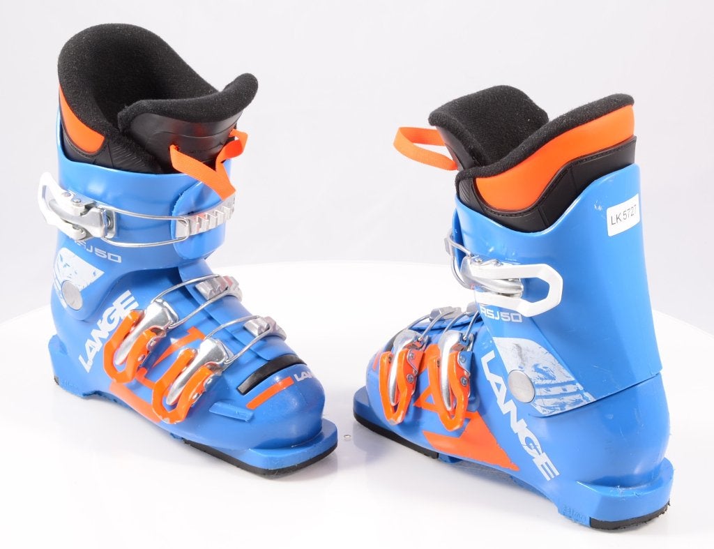 Chaussures de ski pour enfants 31 ; 32EU LANGE RSJ 50, bleu, Sports & Fitness, Autres marques, Carving, Utilisé, Chaussures