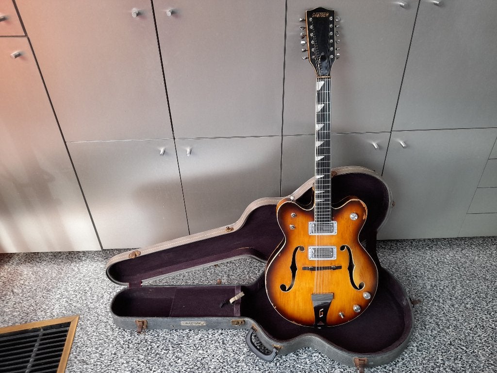 Vintage 12-string 1967 Gretsch G6075-12, Muziek en Instrumenten, Ophalen of Verzenden, Gebruikt