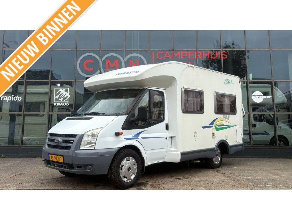 Chausson Flash 02 Cruisectr,Vastbed,Luifel, Caravans en Kamperen, Mobilhomes, Ringverwarming, Luifel, Koelkast, 5 tot 6 meter