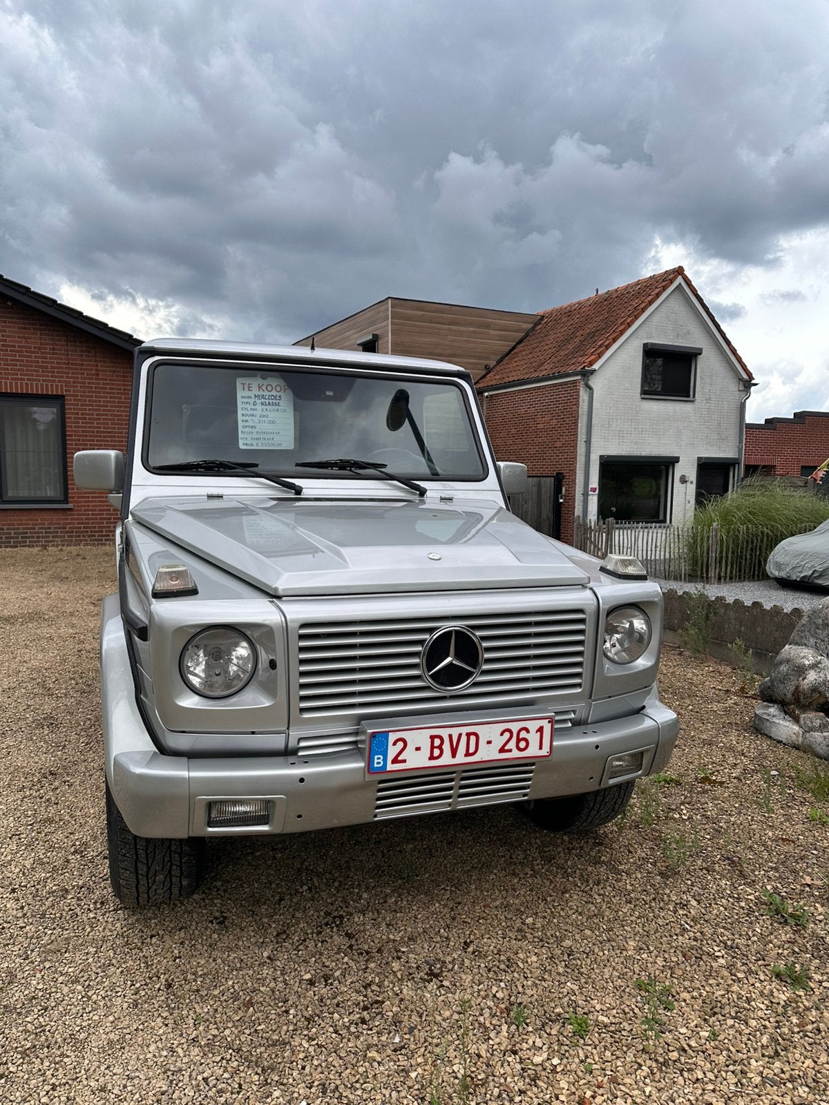 Mercedes G-klasse LICHTE VRACHT, Autos, Mercedes-Benz, Cuir, Argent ou Gris, Achat, 2 places