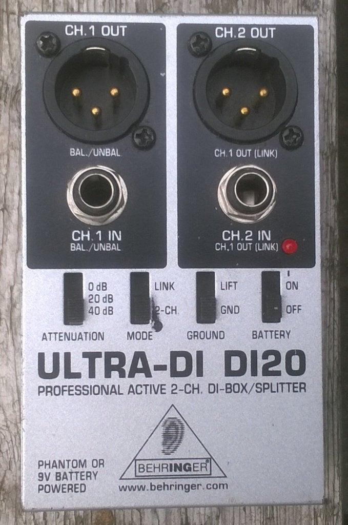 Behringer Ultra-DI, DI-20, Enlèvement ou Envoi, Utilisé, Autres types