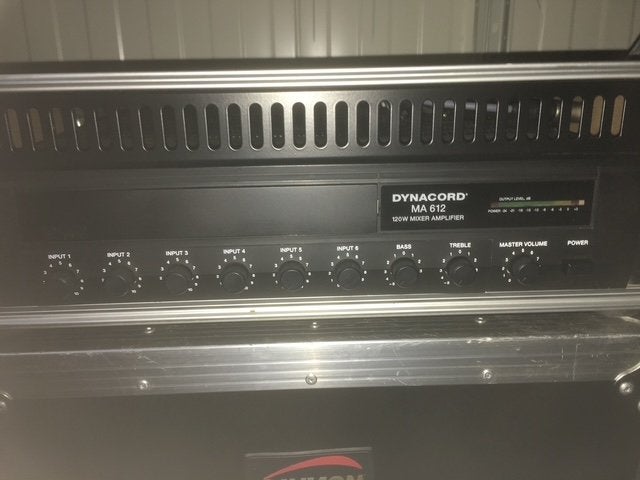Dynacord 100 Volt versterker in FC, Audio, Tv en Foto, Versterkers en Ontvangers, Ophalen, Zo goed als nieuw, Overige systemen