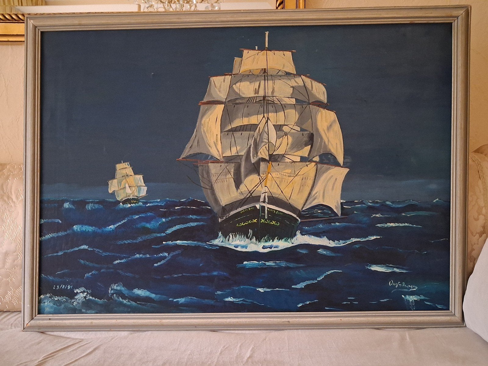 tableau, Antiquités & Art, Enlèvement ou Envoi, Peint à la main