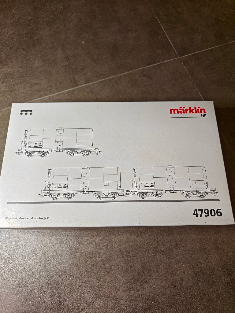 Marklin 47906 "Grosraumkesselwagen" set, Wisselstroom, Ophalen of Verzenden, Märklin, Nieuw