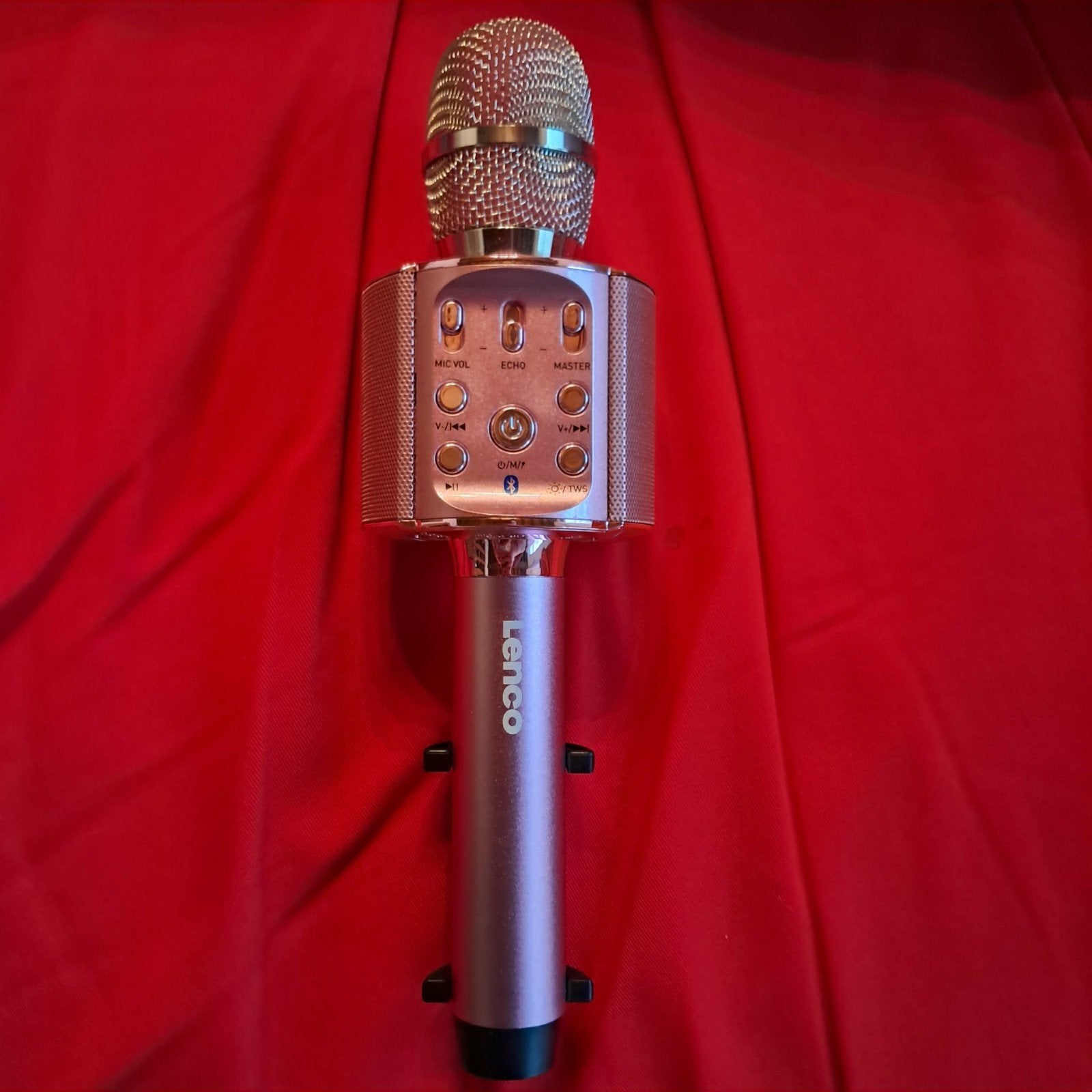 Microphone Bluetooth Lenco, Enlèvement, Comme neuf, Micro chant, Sans fil
