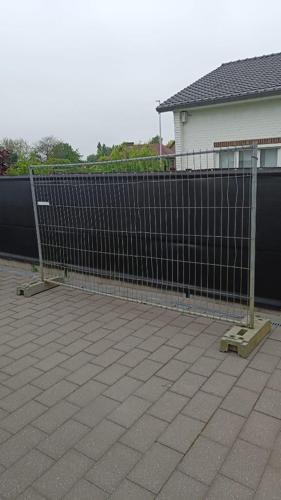 Heras Hek + 6 voeten (Gratis Bilzen), Ophalen, Gebruikt, IJzer, Overige typen