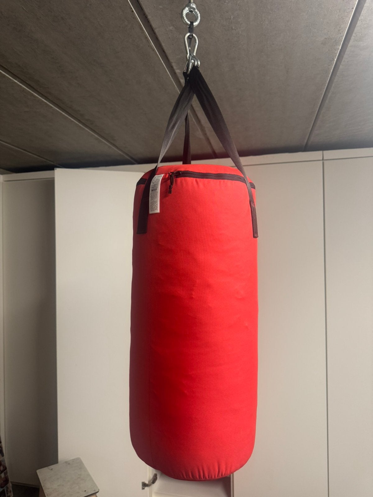 Boxbal met twee paar handschoenen voor groot en klein., Enlèvement, Comme neuf