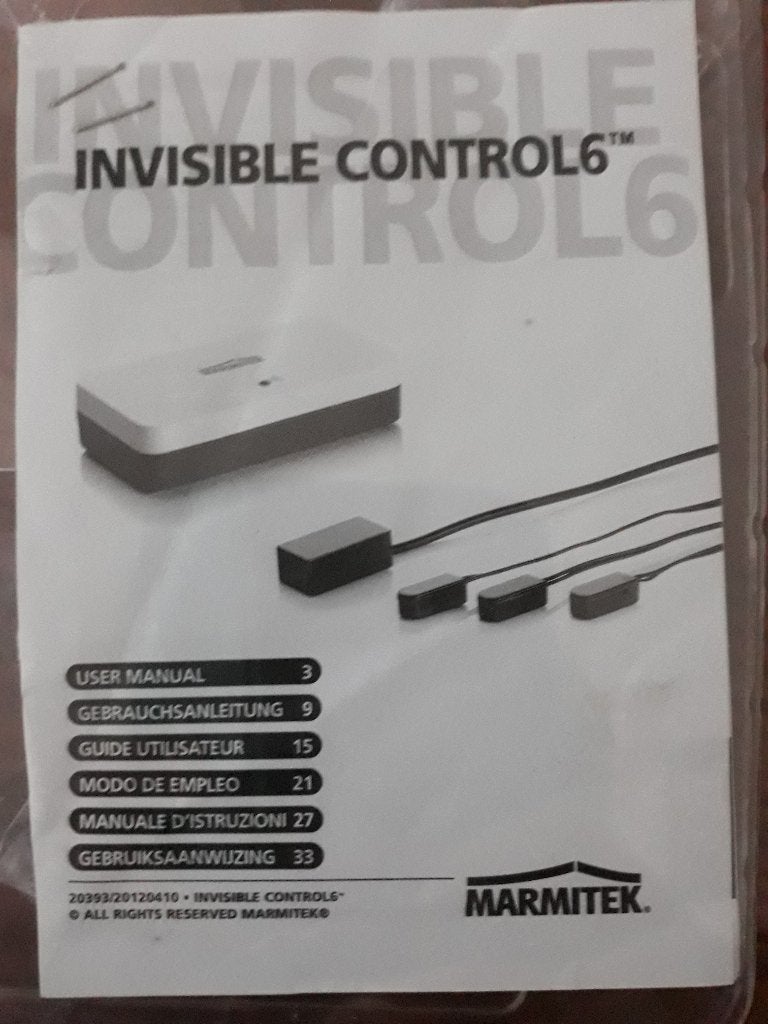invisible controler 6 marmitek afstandbediening, Ophalen of Verzenden, Zo goed als nieuw, Game console