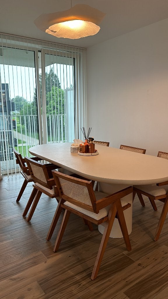 Eettafel, Huis en Inrichting, Tafels | Eettafels, Ophalen, Mortex, 200 cm of meer, 50 tot 100 cm