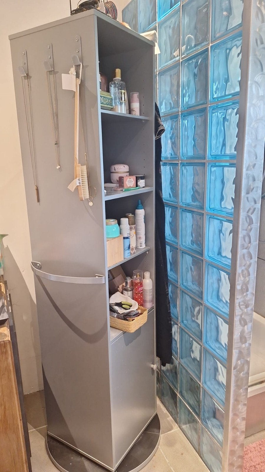 Badkamerkast met grote spiegel – 185 x 40 cm, Huis en Inrichting, Badkamer | Badkamermeubels, Ophalen