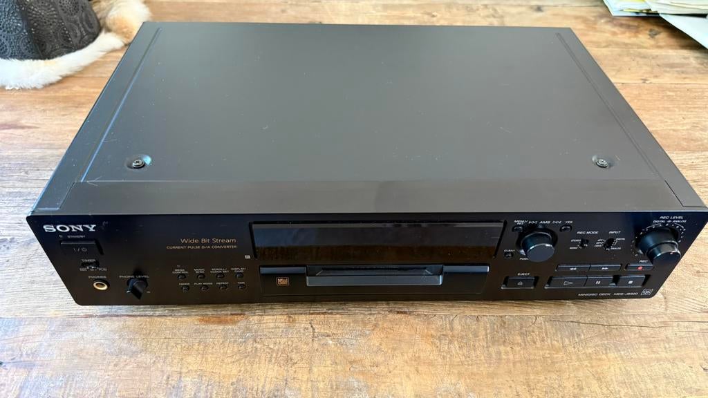Minidisc Sony MDS-JB920 QS, Enlèvement, Enregistreur MiniDisc