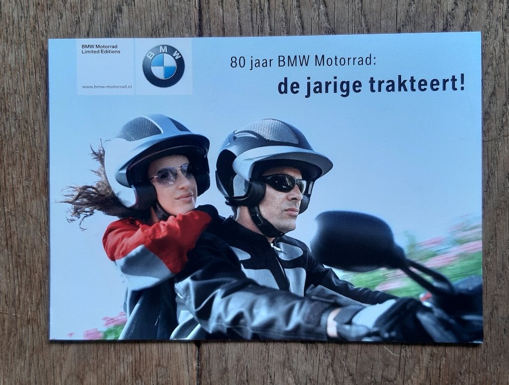 80 jaar BMW Motor folder, Motoren, Handleidingen en Instructieboekjes, Ophalen of Verzenden, BMW