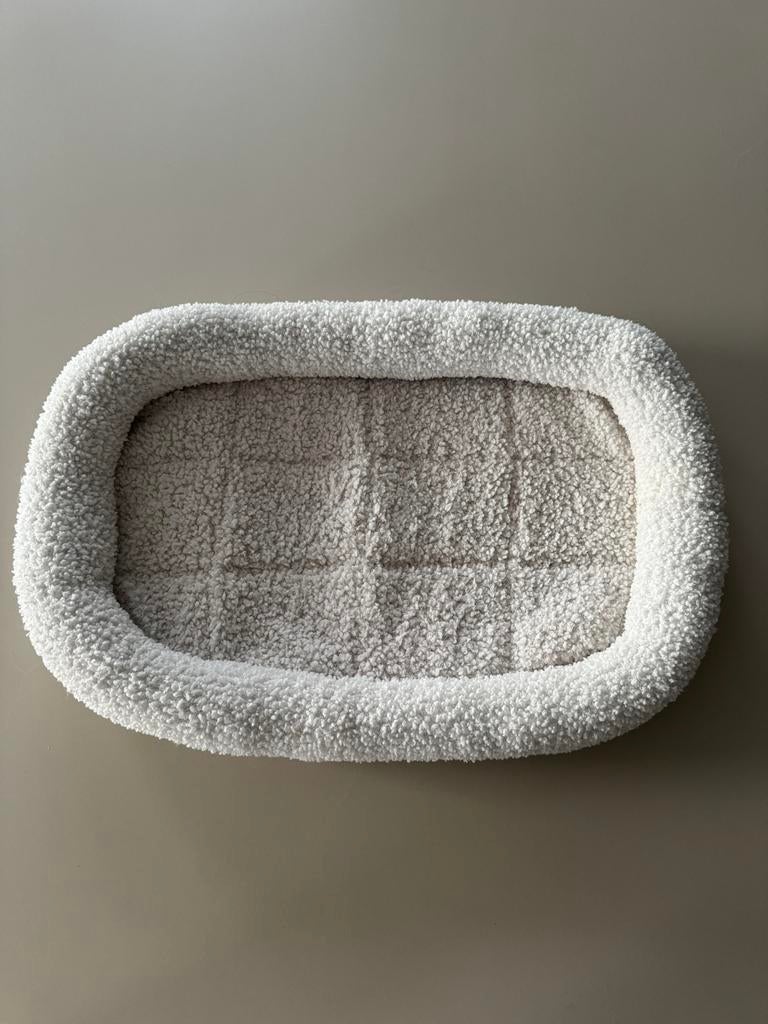 Coussin en peluche blanc, Animaux & Accessoires, Paniers pour chats, Enlèvement, Neuf, Autre