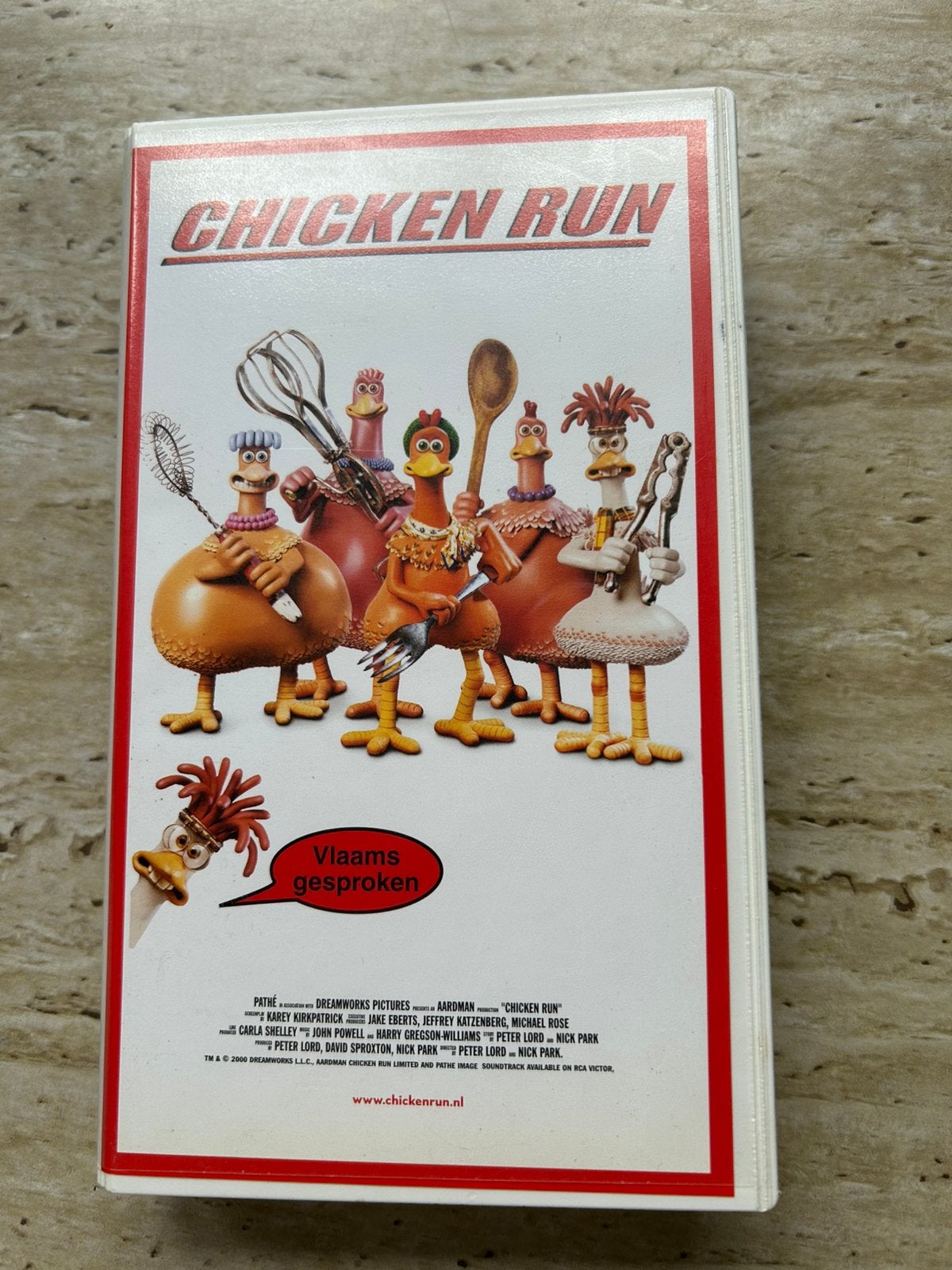 video Chicken Run - Nederlandstalig, Gebruikt, Alle leeftijden, Ophalen of Verzenden, Nederlands