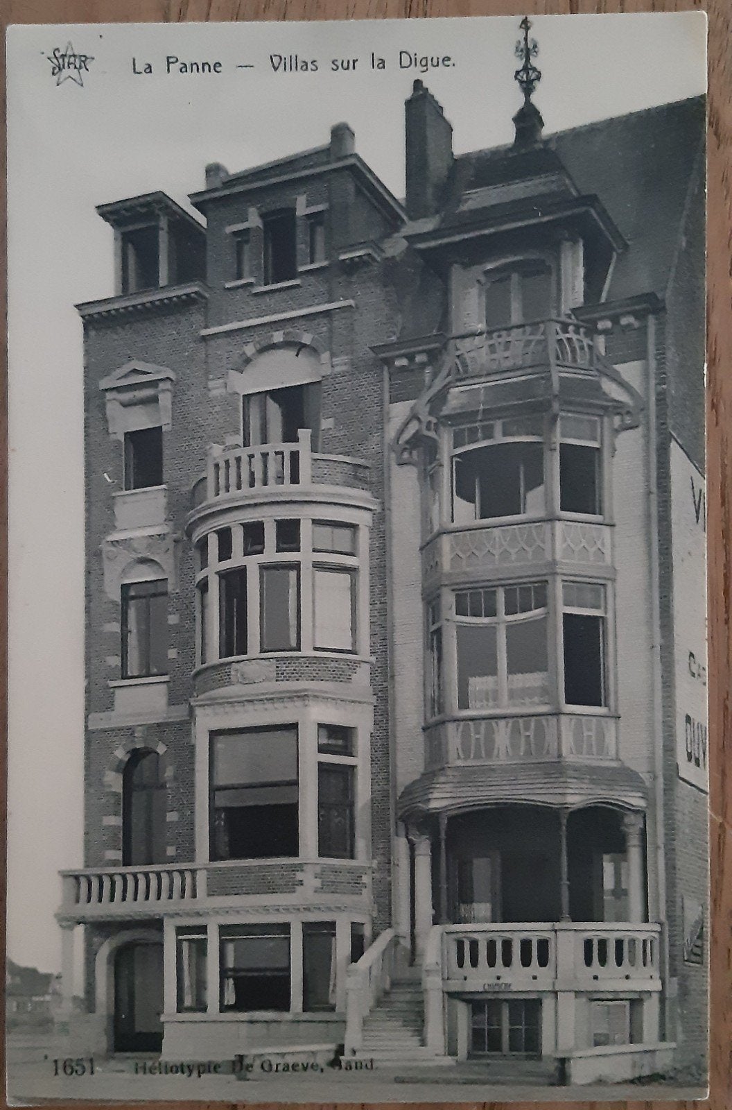 Carte postale de PANNE VILLAS DIGUE ZEEDIJK, Collections, Cartes postales | Belgique, Enlèvement ou Envoi