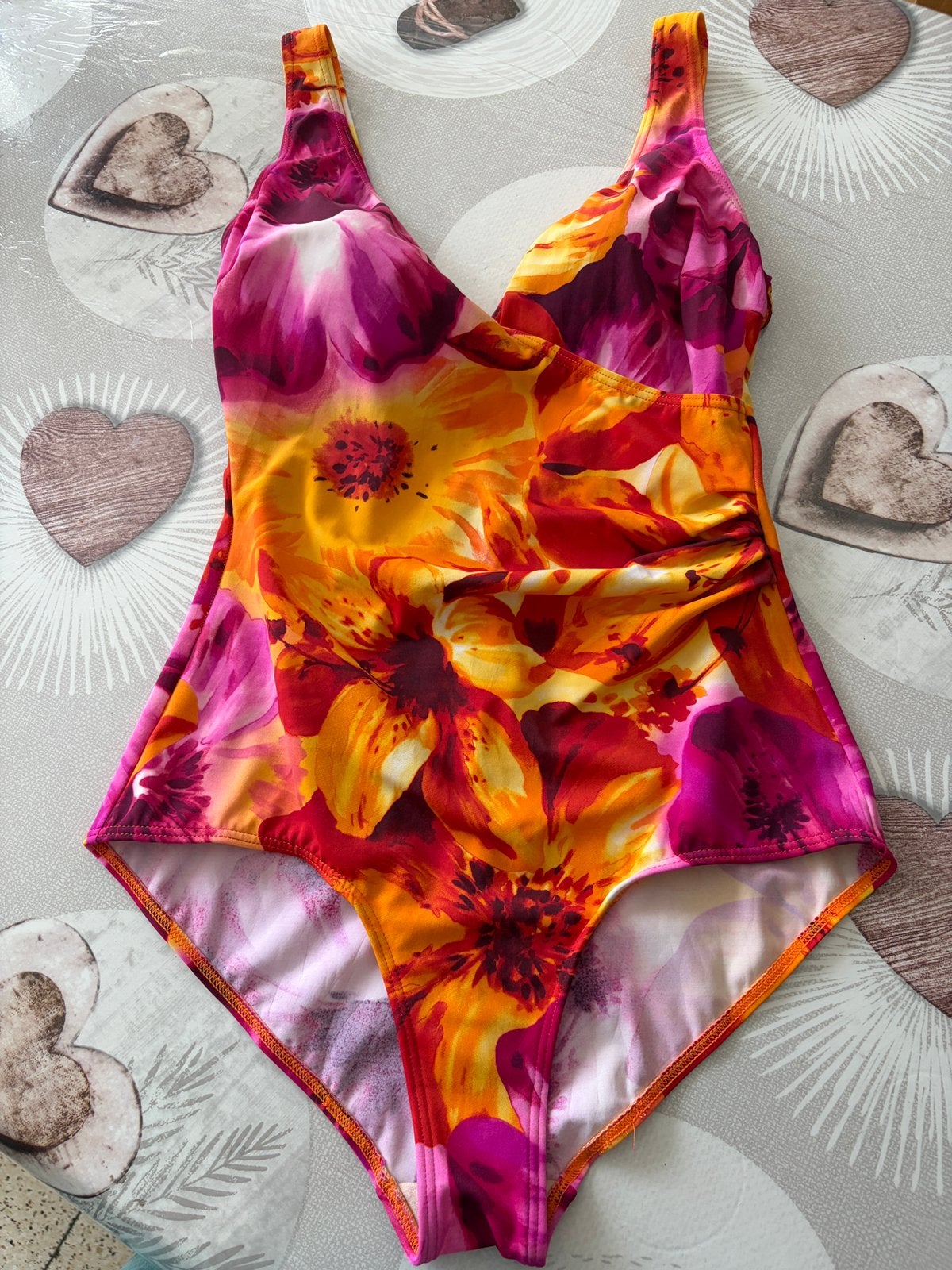 Maillot de Bain 1 Pièce  – Hunkemoller T. Eur  42 - FR 44, Enlèvement ou Envoi, Comme neuf, Jaune, Maillot de bain