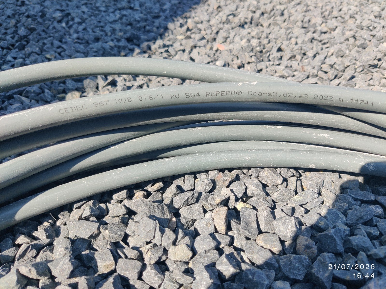 XVB kabel 5G4, 16meter, Ophalen