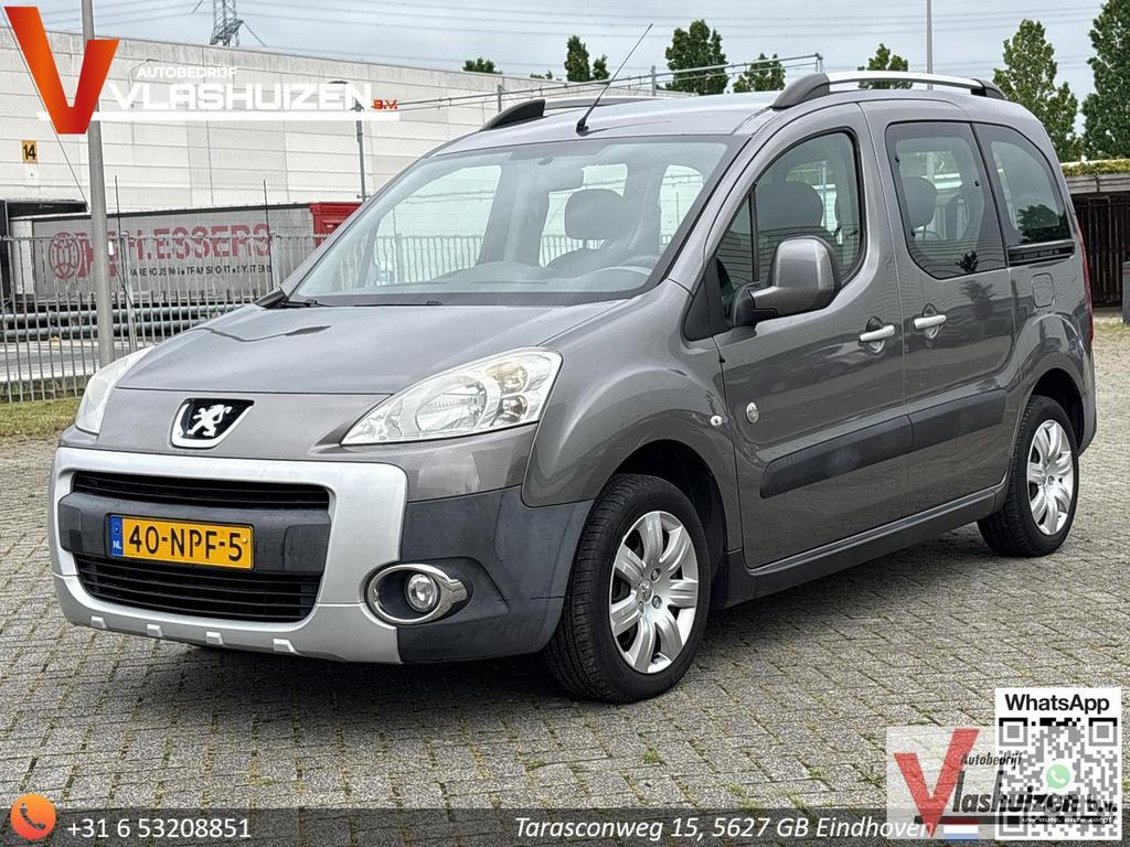 Peugeot Partner Tepee 1.6 VTi Outdoor | Dubbel Cabine | Airc, Auto's, Monovolume, Handgeschakeld, 169 g/km, Overige kleuren
