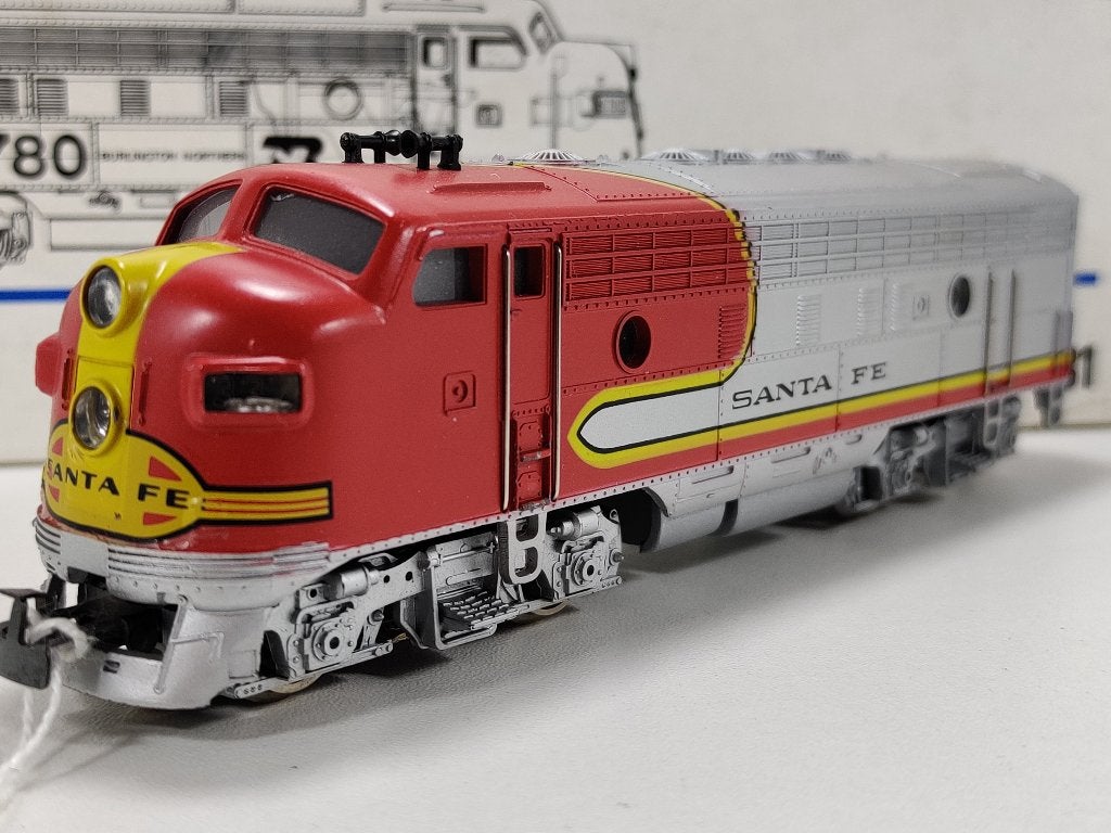 Moteur diesel Marklin 3060 type F7 Santa Fe États-Unis, Analogique, Enlèvement ou Envoi, Courant alternatif, Comme neuf