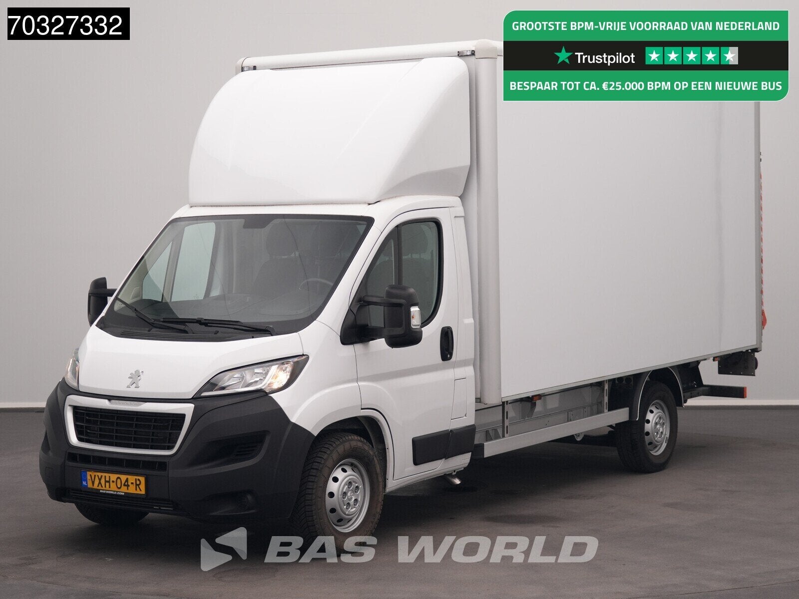 Peugeot Boxer 140PK 433cm Hoog Laadklep Zijdeur Bakwagen Nav, Autos, Camionnettes & Utilitaires, Achat, Euro 6, Entreprise, 3 places