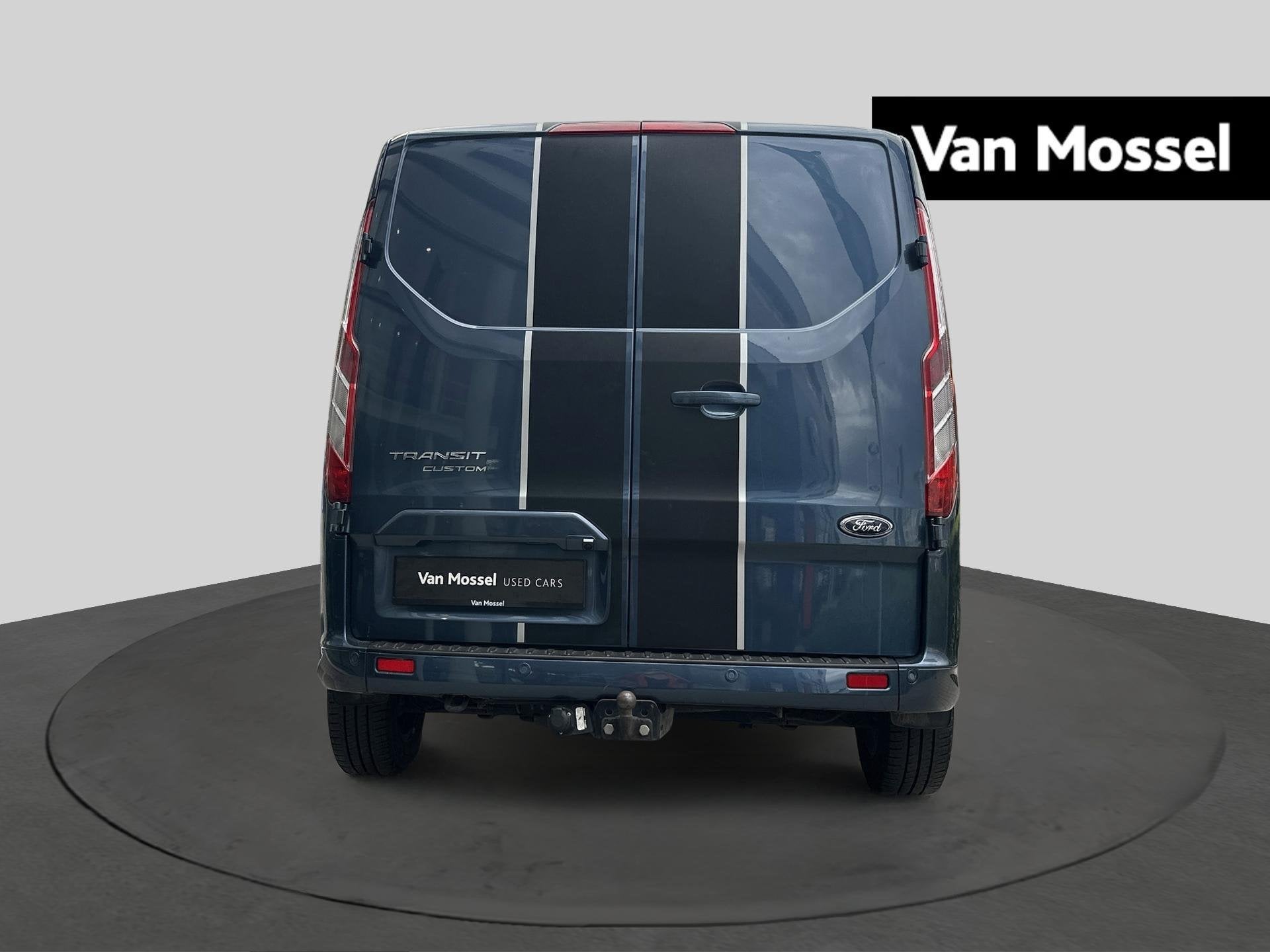 Ford Transit Custom 260s L1 Ambiente, Auto's, Stof, Gebruikt, Blauw, Overige brandstoffen