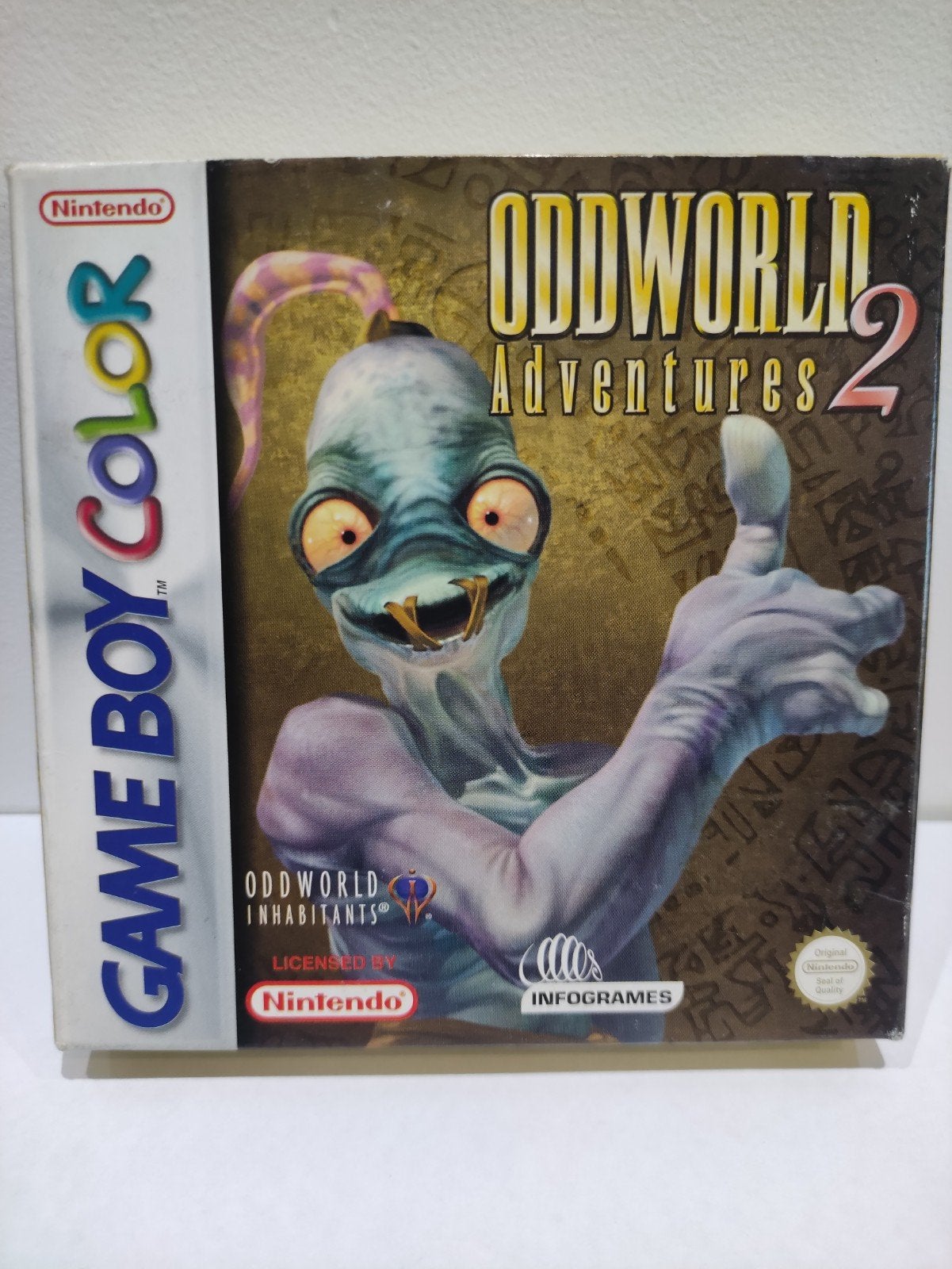 Oddworld Adventures 2 Nintendo GameBoy Color, Avontuur en Actie, 1 speler, Ophalen of Verzenden, Zo goed als nieuw