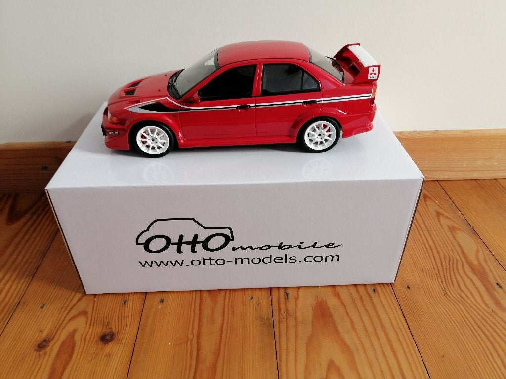 1/18 Ottomobile Mitsubishi Lancer Evo 6 Tommi Makinen, Ophalen, Gebruikt, Auto, OttOMobile