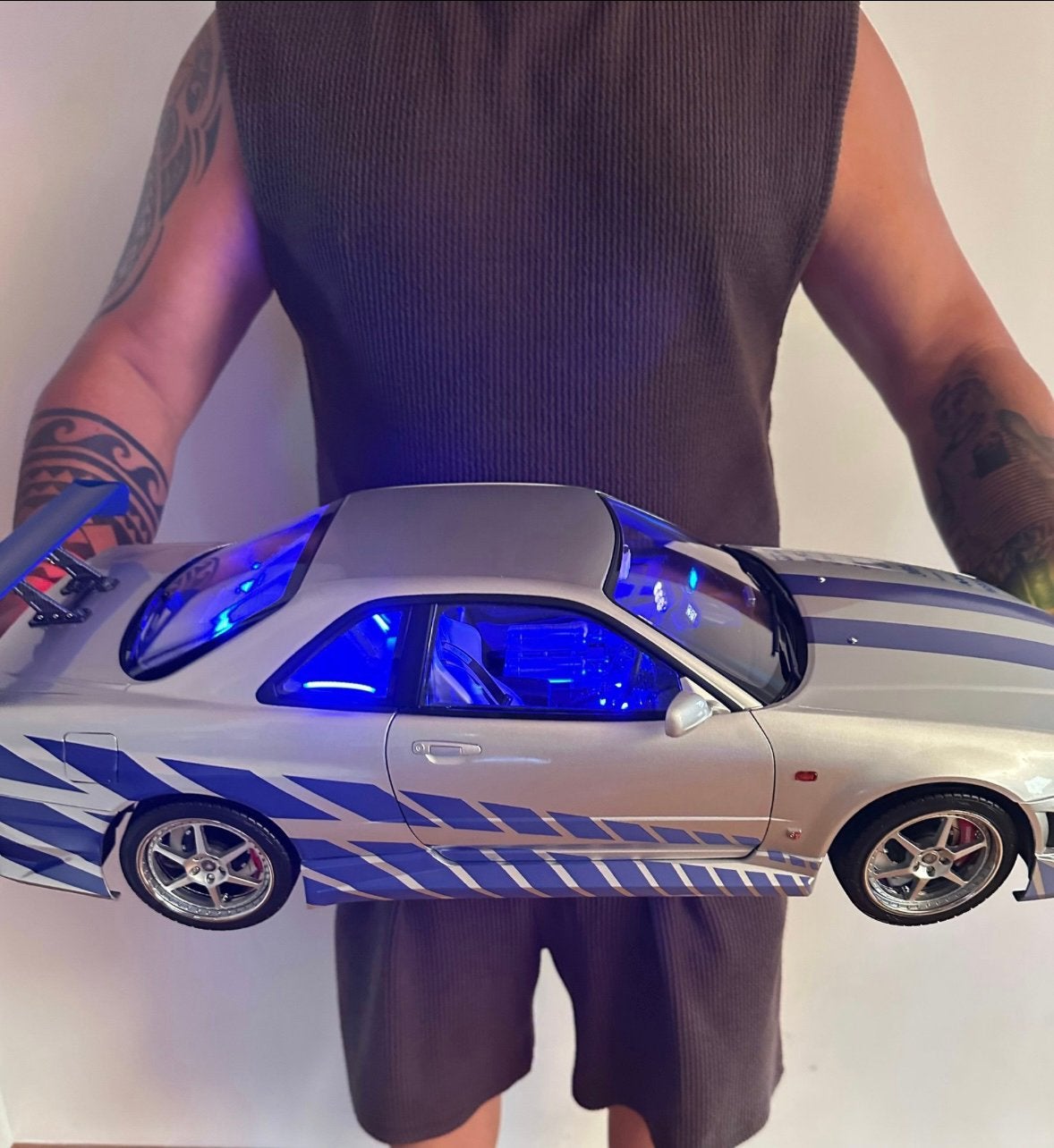 Nissan gtr fast and furious taille 1/8, Enlèvement, Comme neuf