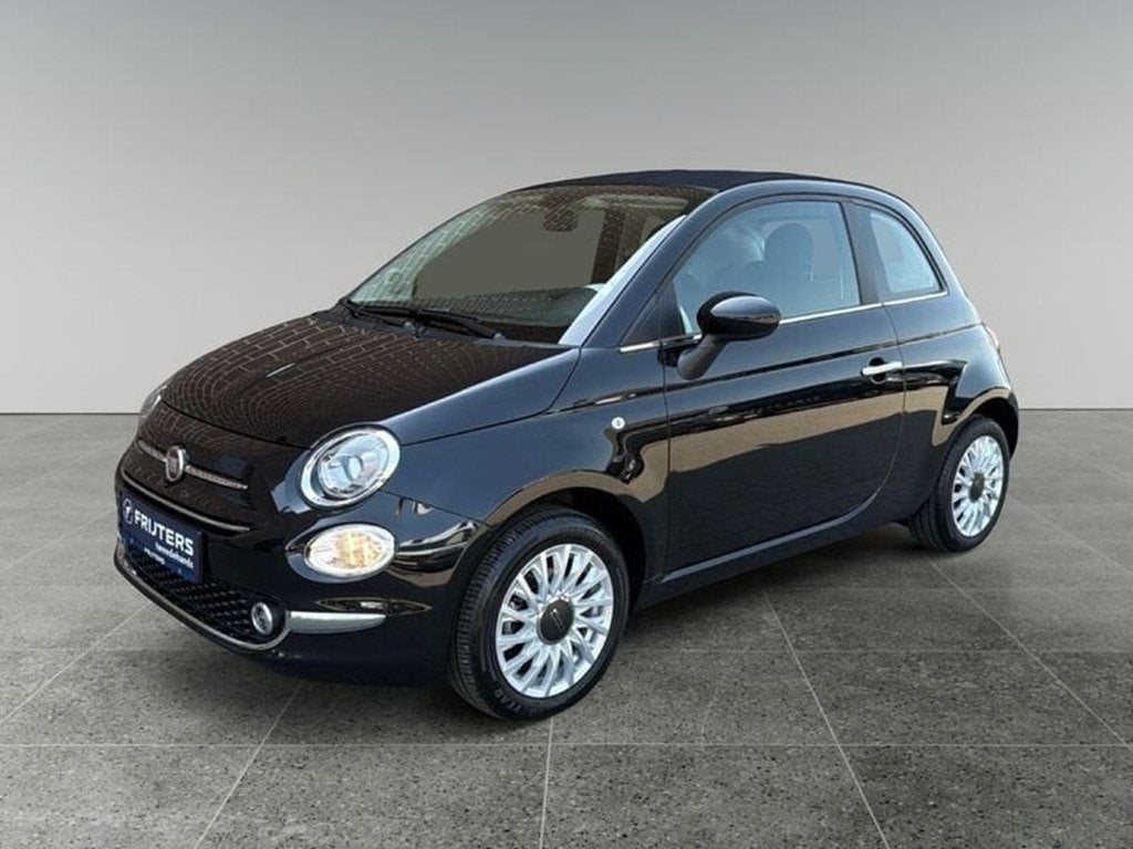 Fiat 500C Hybrid Dolcevita 1.0 70 pk, Auto's, 4 zetels, Cabriolet, Zwart, Handgeschakeld