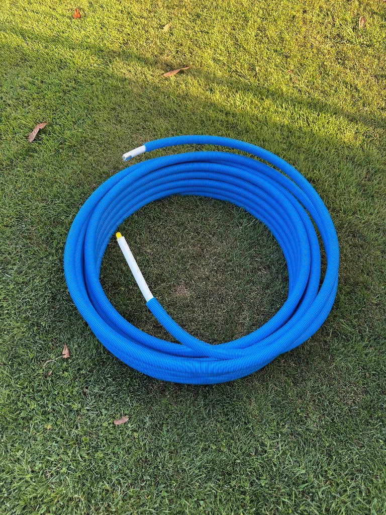 Multicouhe (alpex) 20 mm gainé bleu - 25 mètres, 6 mètres ou plus, Comme neuf, Autres types, Autres matériaux