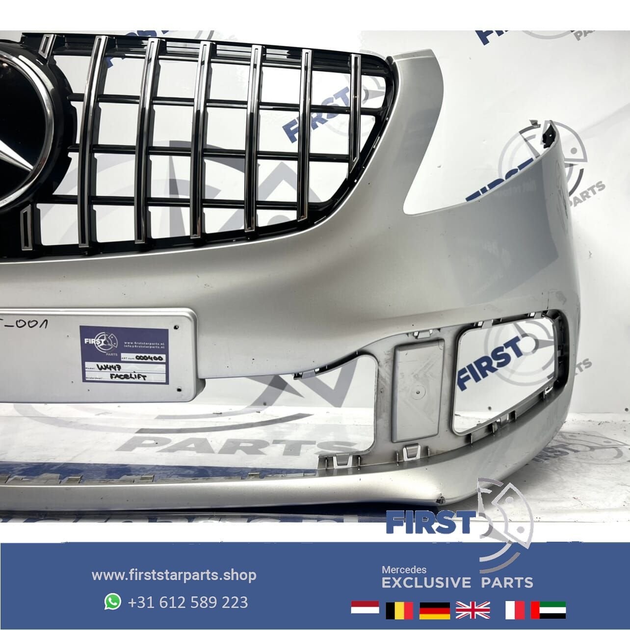 W447 BUMPER VKLASSE FACELIFT VOORBUMPER origineel Mercedes V, Utilisé, -, Avant, -