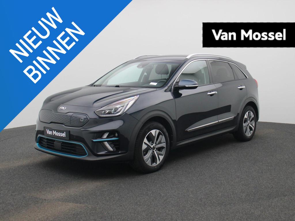 KIA Niro e-Niro 150kW More LEDER | Zetel -en stuurverw. | NA, Stof, Gebruikt, Blauw, 5 zetels