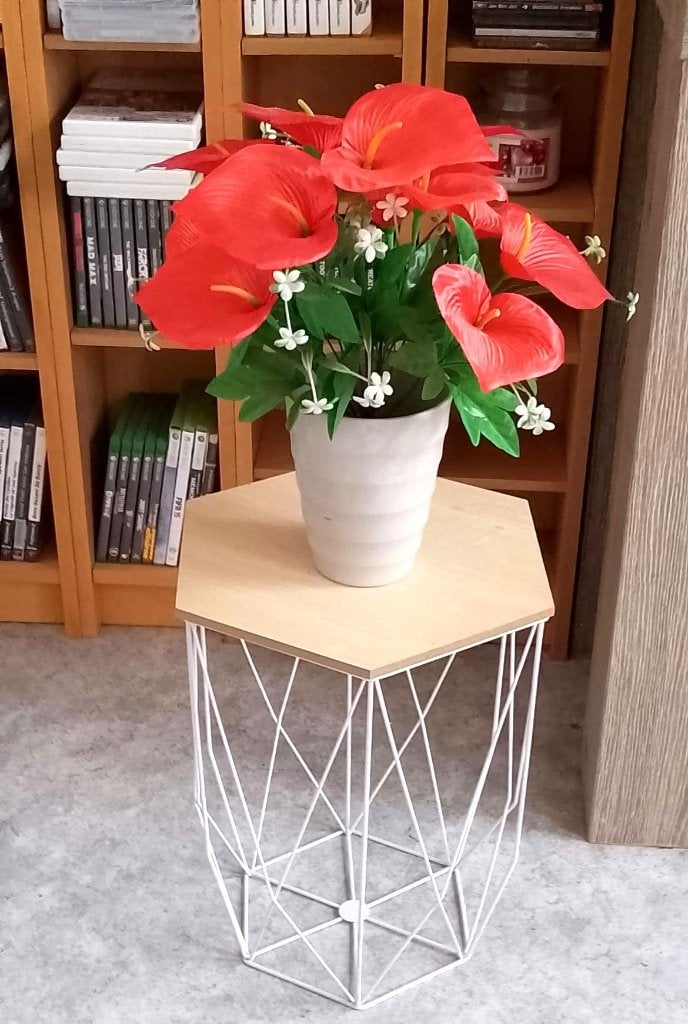 fleurs artificielle 40 cm de haut, Maison & Meubles, Enlèvement, Utilisé, Fleur artificielle, Fait main