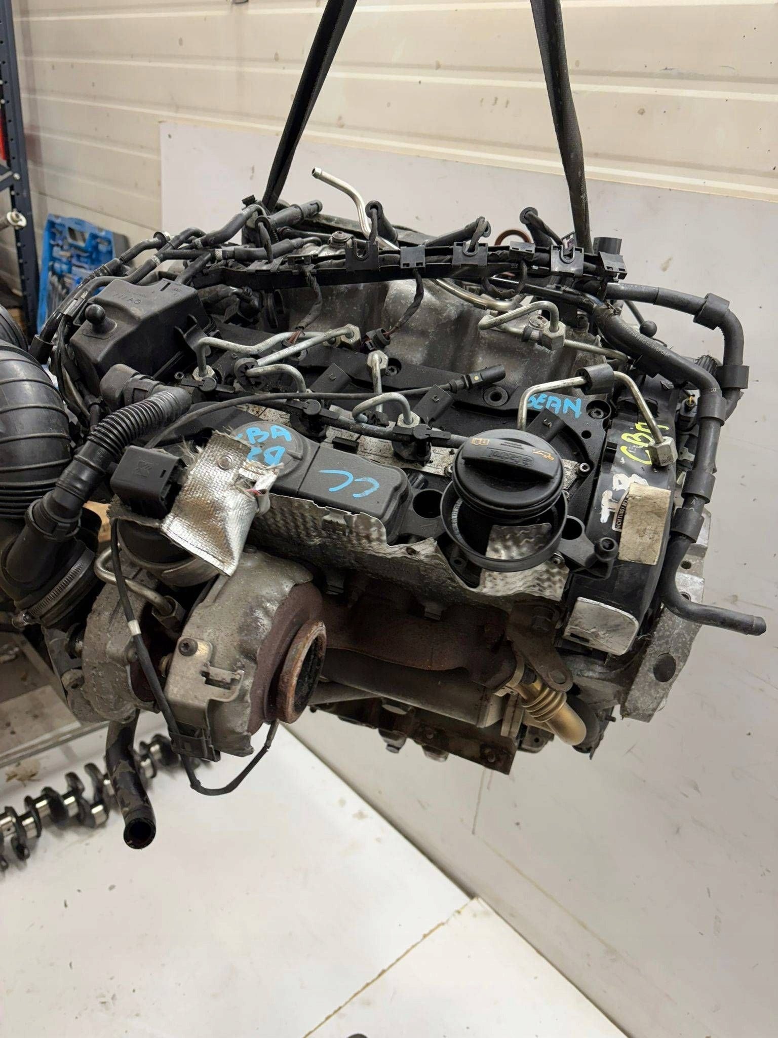 Moteur CBAB Complet GOLF A3 PASSAT EOS AUDI VW TIGUAN, Envoi, Utilisé, Skoda
