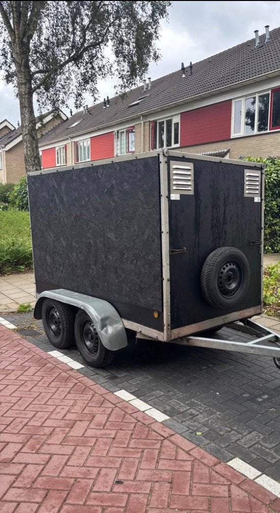 Diche aanhangwagen ongeremd, Enlèvement, Comme neuf