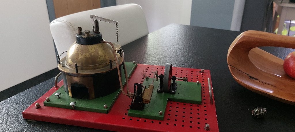 Kleine stoommachine, Ophalen, Gebruikt